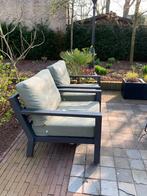 4 tuinstoelen met weerbestendige kussens, Tuin en Terras, Tuinstoelen, Ophalen, Gebruikt, Metaal