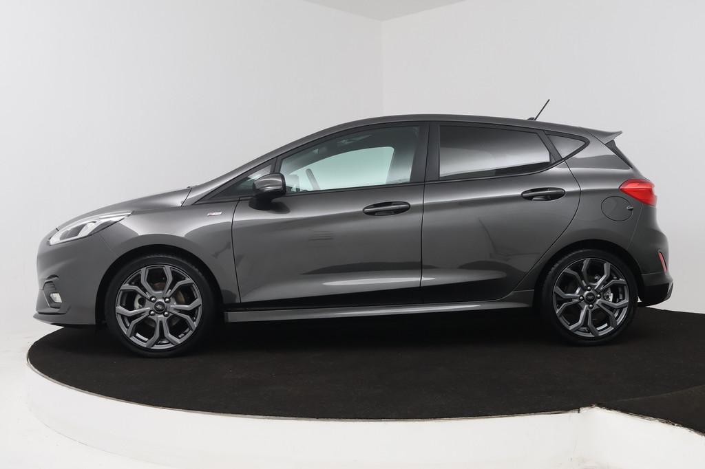 Ford Fiesta 1.0 EcoBoost ST-Line (TREKHAAK, STOEL/STUUR VERW, Gebruikt, 580 kg, 1064 kg, 49 €/maand