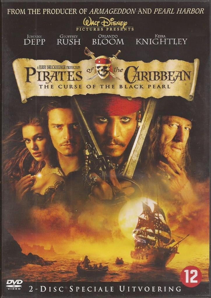 PIRATES of the CARIBBEAN - The Curse of the Black Pearl, Ophalen, 1980 tot heden, Zo goed als nieuw, Actie en Avontuur