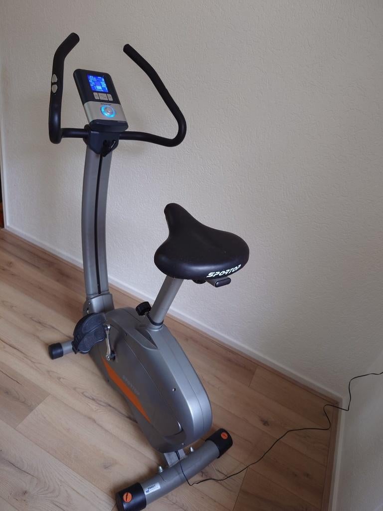 Fitness fiets hometrainer weinig gebruikt met display, Ophalen, Overige materialen, Gebruikt, Buik