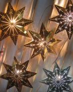 Vintage metalen kerstster met verlichting, Diversen, Ophalen of Verzenden