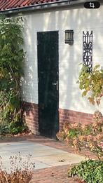 Mooie houten schuurdeur 202,5x82,5x4cm (zonder sleutels), Ophalen, Gebruikt, 80 tot 100 cm, Buitendeur