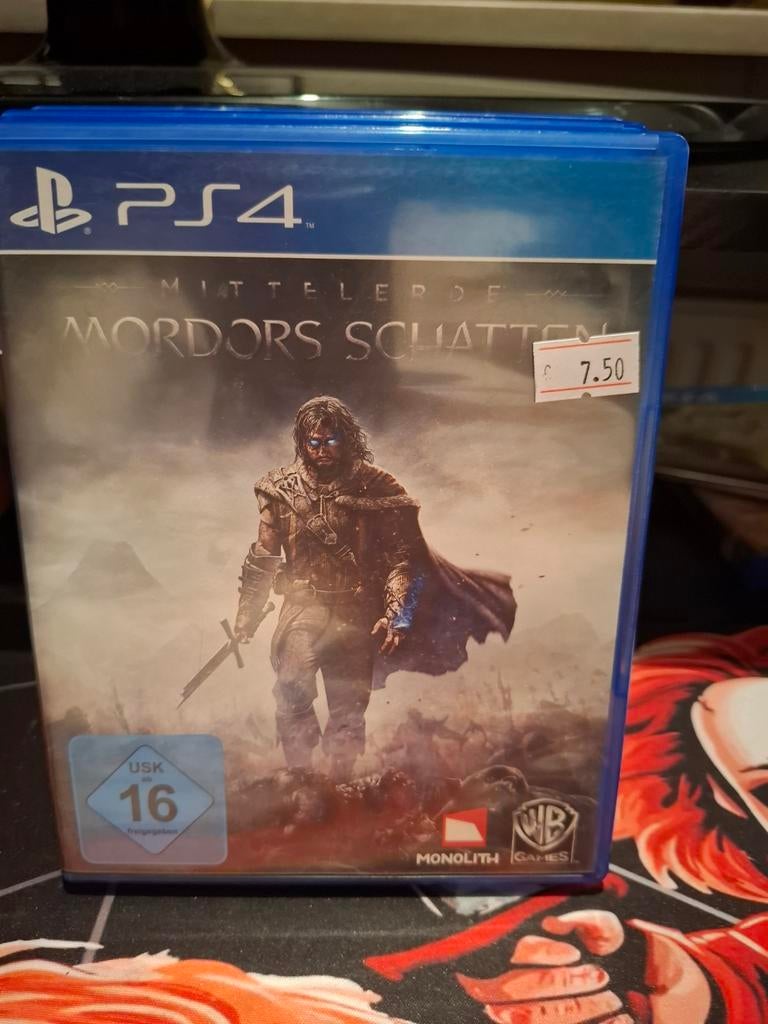 Ps4  shadow of mordors, Spelcomputers en Games, 1 speler, Ophalen of Verzenden, Avontuur en Actie, Vanaf 18 jaar