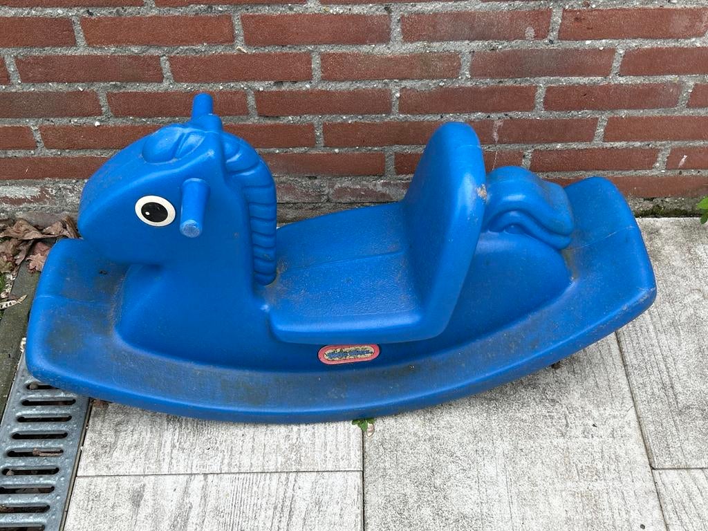 Blauwe kinder wipwap, Ophalen, Gebruikt