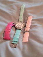 Nieuw Zinzi dames horloge set met extra bandjes, Sieraden, Tassen en Uiterlijk, Horloges | Dames, Overige merken, Leer, Staal