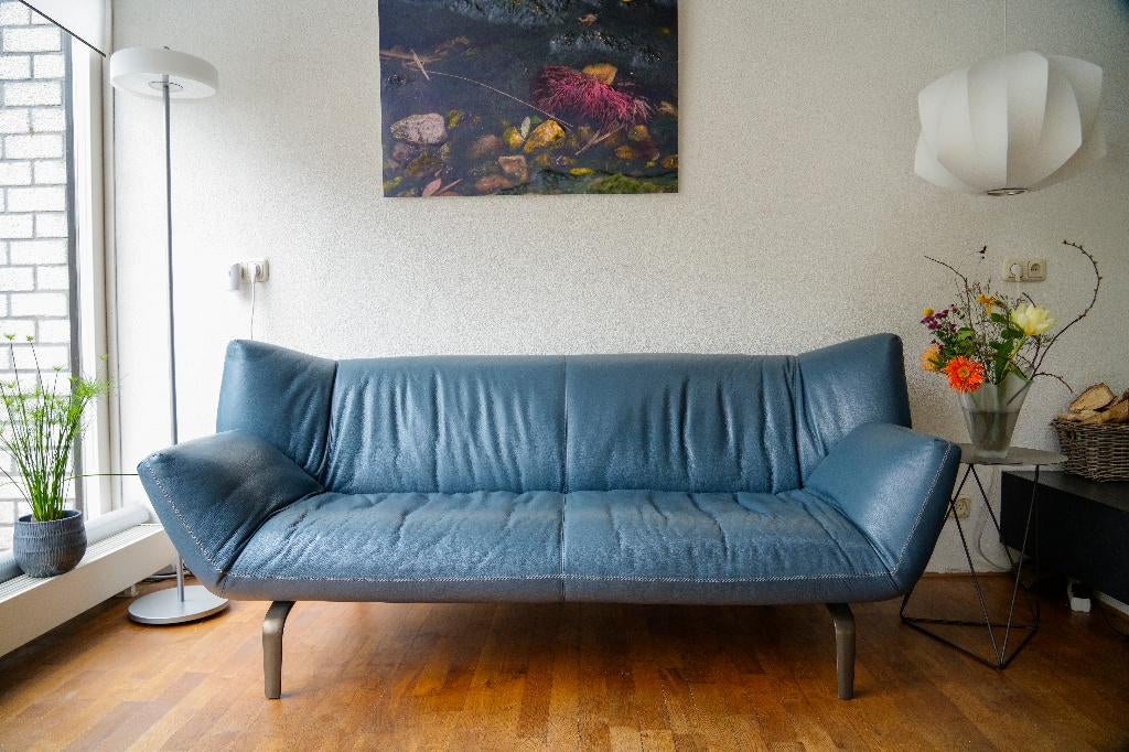 Te koop Leolux bank, Ophalen, Driepersoons, Zo goed als nieuw, Modern