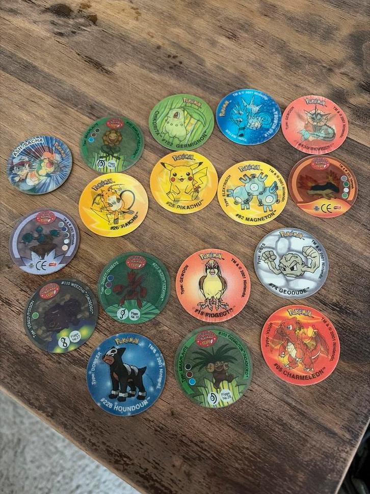 Diverse Pokémon Flippo's, Verzamelen, Flippo's, Verzameling, Ophalen of Verzenden