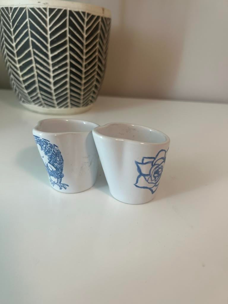 2 Kunstweek Schoonhoven Eierdopjes, Antiek en Kunst, Ophalen of Verzenden