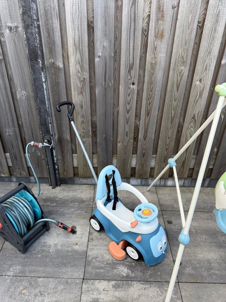 Buitenspeelgoed schommel & auto SMOBY, Kinderen en Baby's, Speelgoed | Buiten | Speeltoestellen, Ophalen, Gebruikt, Schommel
