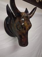 Bronzen beeld koe, Antiek en Kunst, Antiek | Koper en Brons, Ophalen of Verzenden