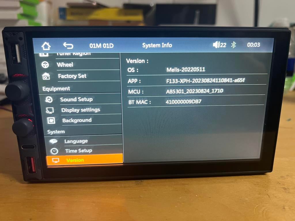 Te koop autoradio universele, Ophalen of Verzenden, Zo goed als nieuw