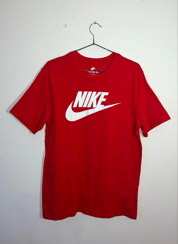 Nike Rood T-shirt, Ophalen of Verzenden, Zo goed als nieuw, Maat 48/50 (M), Rood