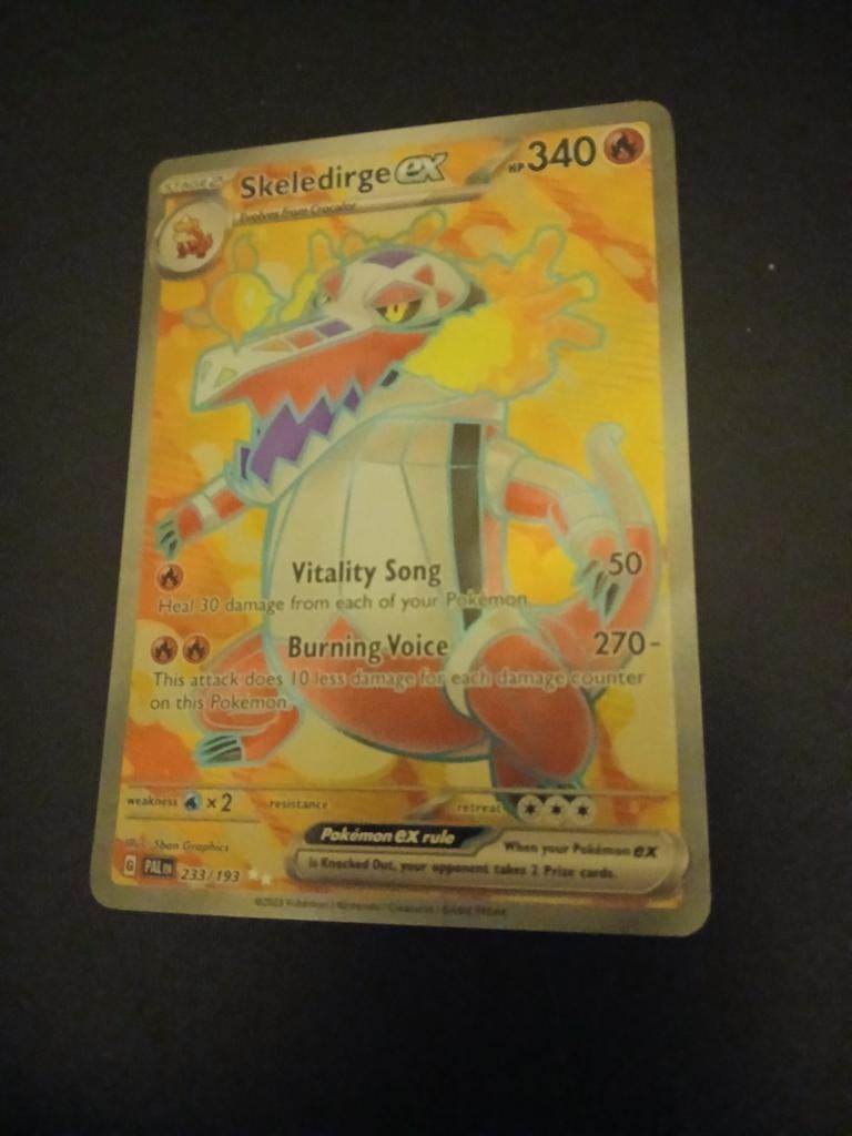 Skeledirge ex Pokémon kaart 233/193, Ophalen of Verzenden
