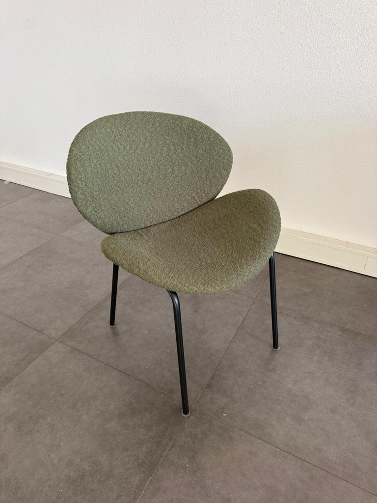 NOUS Living  eetkamerstoel Noa - eetkamer stoel - boucle, Ophalen, Overige kleuren, Zo goed als nieuw, Stof