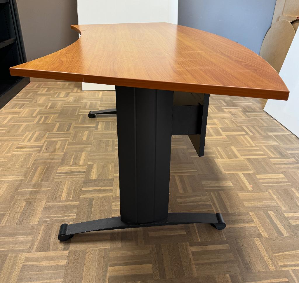 Bureau met ladenblok, Huis en Inrichting, Bureaus, Ophalen, Met lades, Gebruikt, Overige merken