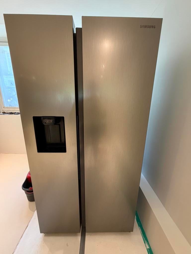 Samsung RS68N8221S9 Koelkast American Fridge Freezer, Gebruikt, 200 liter of meer, Met vriesvak, 160 cm of meer