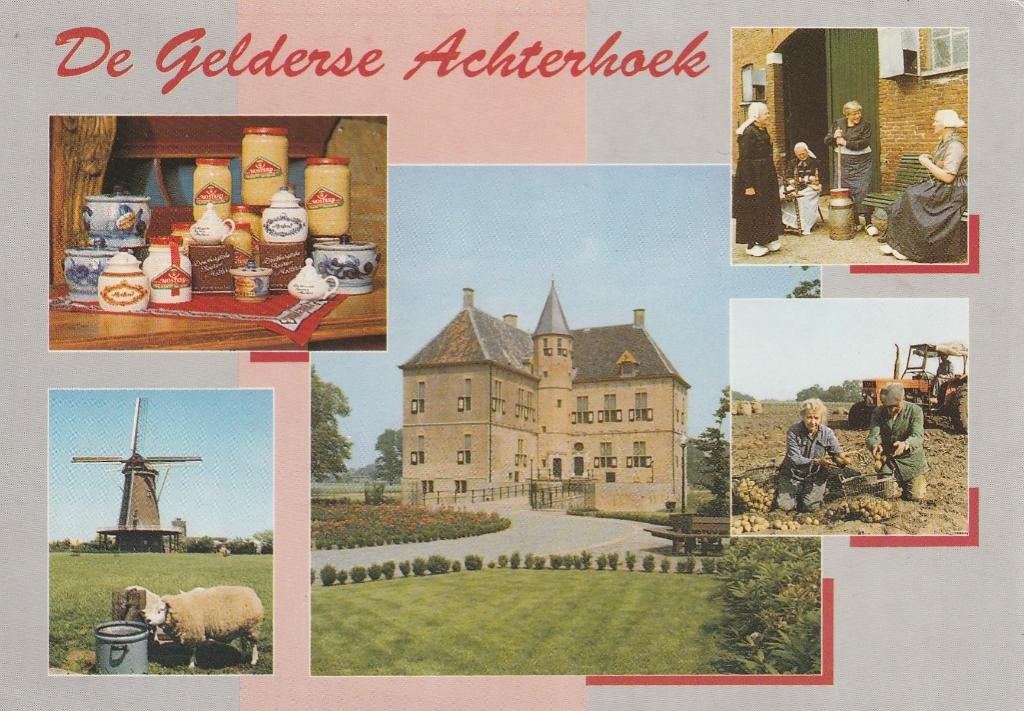 GELDERSE ACHTERHOEK Mosterd Molen Kasteel Klederdracht, Verzenden, 1980 tot heden, Gelopen, Gelderland