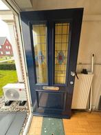 Hardhouten voordeur NorthGo 210x92,5 cm, Ophalen, 200 tot 215 cm, Glas, Buitendeur