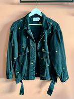 Zwarte spijkerjas met sterren van Ambika maat m/l, Verzenden, Zo goed als nieuw, Maat 38/40 (M), Zwart