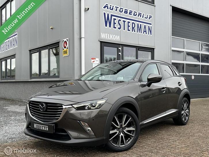 Mazda CX-3 2.0 SkyActiv-G 150 GT-M 4WD AUT Navi Bose Led Key, Auto's, Mazda, Bedrijf, Te koop, CX-3, 4x4, ABS, Achteruitrijcamera