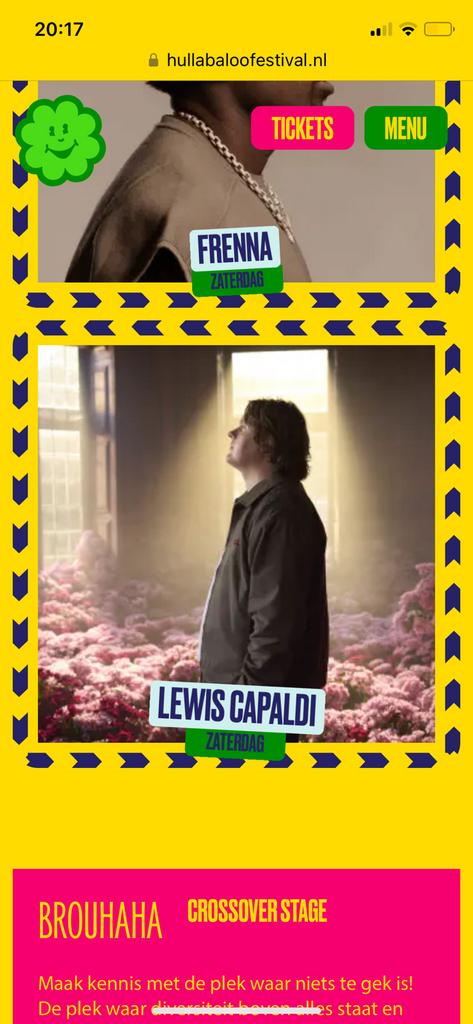 2 tickets Groningen Hullabaloo festival, Twee personen