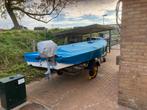 Flying Arrow open zeilboot met trailer en bb-motor, Ophalen, Gebruikt, Schakel, 3 tot 6 meter