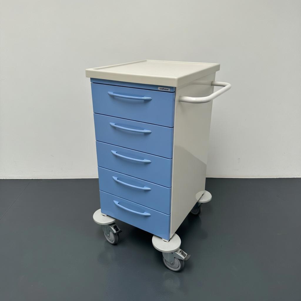 Oostwoud verrijdbare medische trolley - 100x48x58 cm, Niet ingevuld, Gebruikt, Niet ingevuld, Niet ingevuld