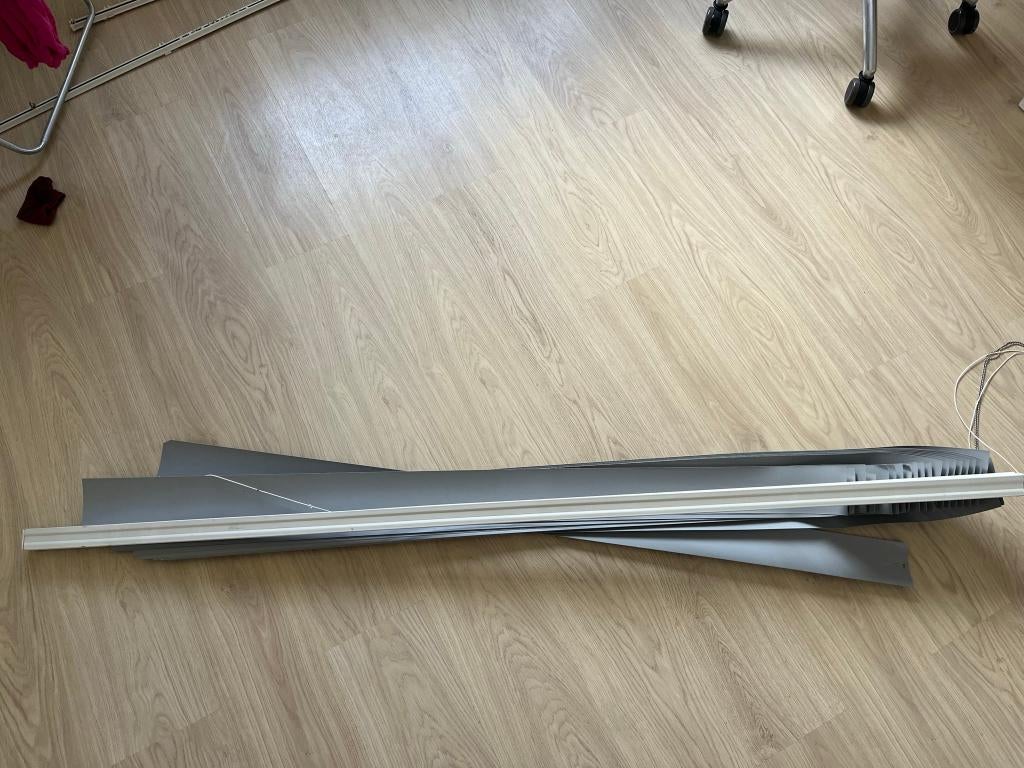 Draaggordijn met lamellen, Huis en Inrichting, Stoffering | Gordijnen en Lamellen, Ophalen, Gebruikt, 100 tot 150 cm, 150 tot 200 cm