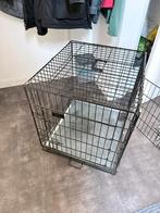 Opvouwbare zwart metalen bench, Ophalen, Gebruikt