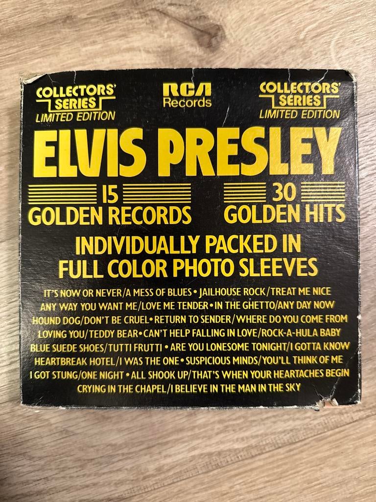 Elvis Presley Collectors' Series: 15 Golden Records, Ophalen of Verzenden, 1970 - 1979, Gebruikt, Boxset