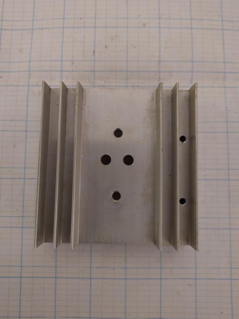 Aluminium koelblok, Ophalen of Verzenden, Gebruikt