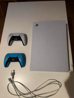 PlayStation 5 (normale editie) met 2 contollers, Spelcomputers en Games, Spelcomputers | Sony PlayStation 5, Ophalen, Gebruikt