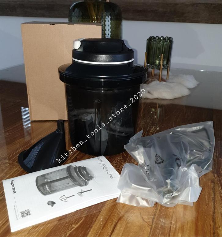 Tupperware 1,3L superchef supersonic extrachef laatste zwart, Huis en Inrichting, Keuken | Tupperware, Nieuw, Overige typen, Ophalen of Verzenden