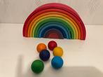 Grimm Houten Regenboog Stapeltoren met Ballen, Ophalen, Zo goed als nieuw, Overige typen