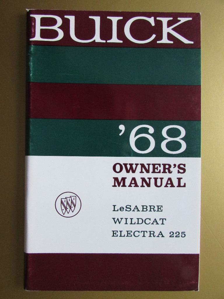 1968 Buick full-size modellen owner's manual, Engels, Ophalen of Verzenden