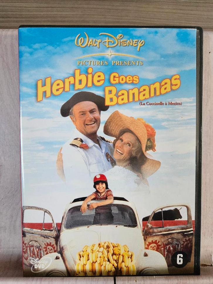 Herbie Goes Bananas (1980) Klassieker Walt Disney Dvd, Cd's en Dvd's, Dvd's | Komedie, Zo goed als nieuw, Overige genres, Vanaf 6 jaar