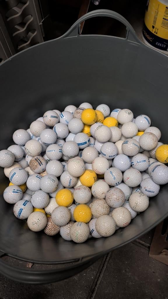 Partij gebruikte range golfballen, Sport en Fitness, Golf, Ophalen, Gebruikt, Bal(len)