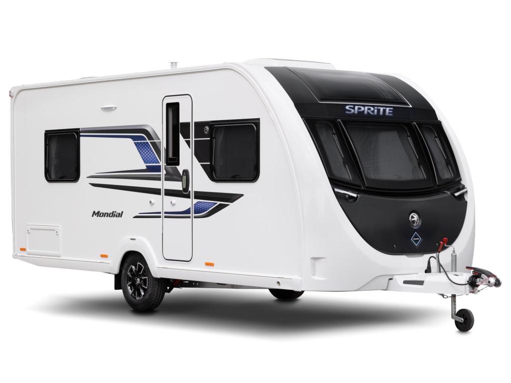 Sprite Mondial 470 SE MODEL 2025 OP=OP, Caravans en Kamperen, Caravans, Bedrijf, Sprite, Ringverwarming, Overige typen