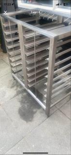 RVS Bakkerswagen / onderstel oven, Ophalen of Verzenden, Gebruikt, Bakkerij en Slagerij
