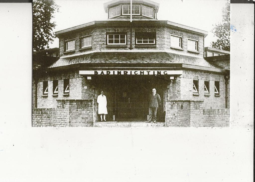 Dordrecht Bankastraat Badhuis, Ophalen of Verzenden, Voor 1920, Ongelopen, Zuid-Holland