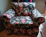 Ikea Ektorp Fauteuil met Bloemenmotief, Ophalen, Gebruikt, Bloemen, 75 tot 100 cm