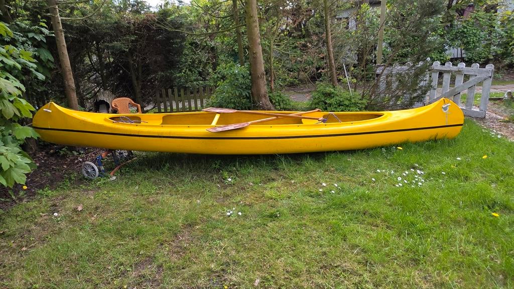 Kano in perfecte staat - 5 meter, Watersport en Boten, Ophalen of Verzenden, Zo goed als nieuw, 2-persoons