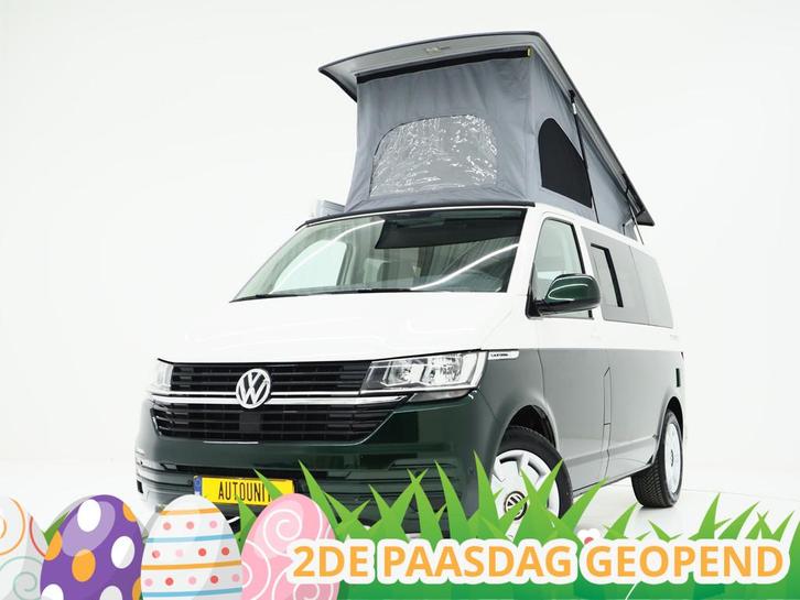 Volkswagen California 2.0 TDI 185PK T6.1 Forest | Slaaphefda, Caravans en Kamperen, Campers, Bedrijf, Buscamper of Camperbus, Volkswagen