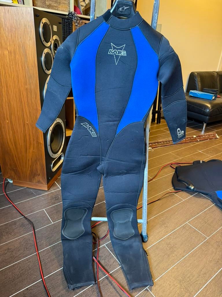 Bare 3 delig 7 mm dames duikpak, Watersport en Boten, Ophalen of Verzenden, Zo goed als nieuw, Duikpak