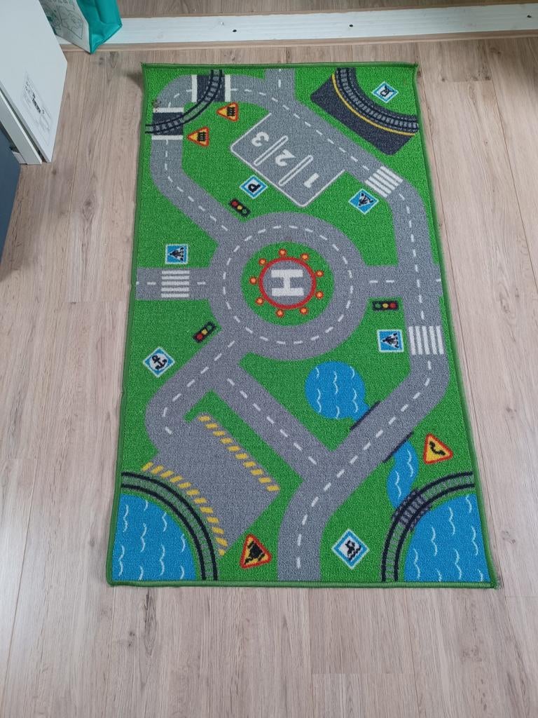 Speelkleed autoweg motief 133x75 cm, Ophalen, Gebruikt