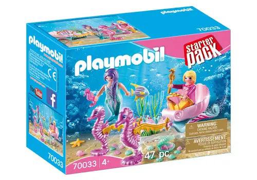Playmobil Koets met zeepaardjes, Kinderen en Baby's, Speelgoed | Playmobil, Ophalen of Verzenden, Gebruikt, Complete set