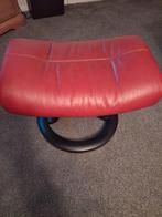 Hocker, Ophalen, Gebruikt, Vierkant, Leer