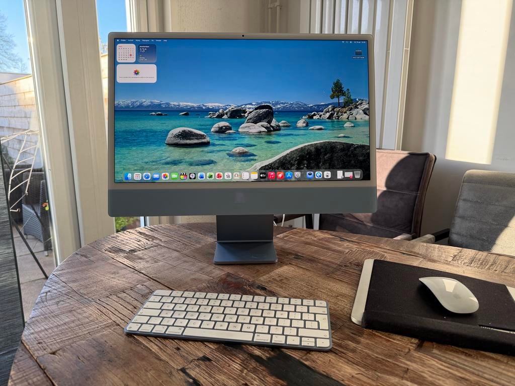 iMac 24 inch M1, 2021 incl doos, Computers en Software, Apple Desktops, Gebruikt, IMac, Ophalen of Verzenden, 3 tot 4 Ghz