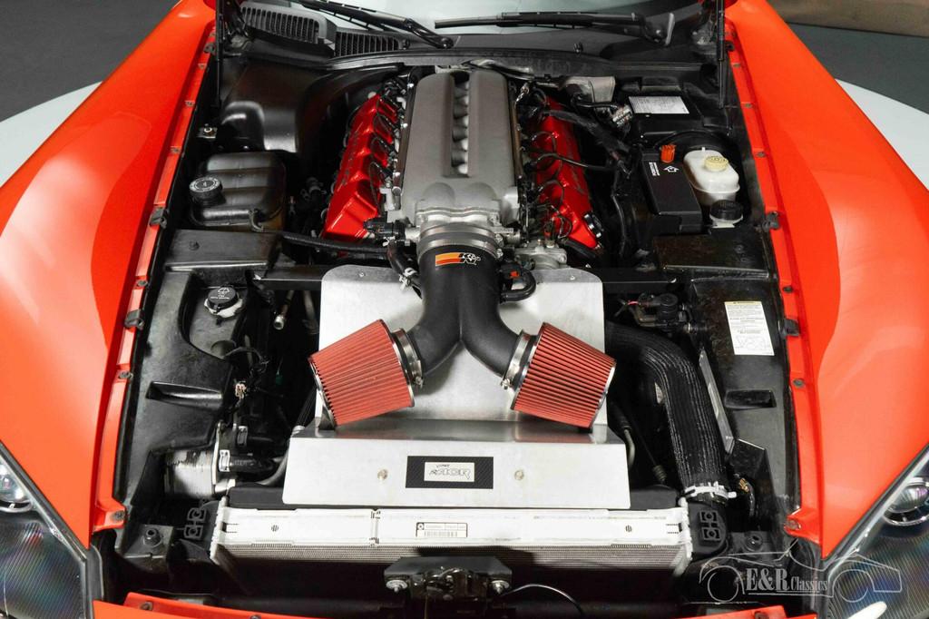Dodge Viper SRT-10 | 21.285 KM | 506 PK | 2004, Auto's, Oldtimers, Achterwielaandrijving, Zwart, Cabriolet, Leder en Stof