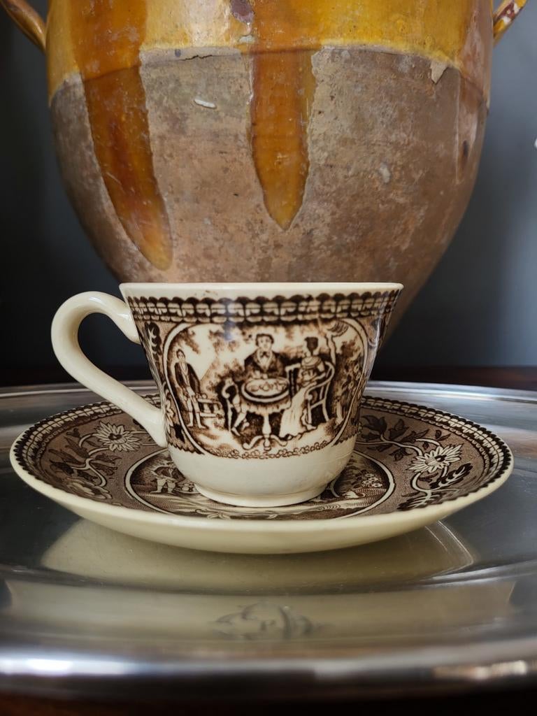 Petrus Regout Teadrinker 1942, Antiek en Kunst, Antiek | Servies los, Ophalen of Verzenden